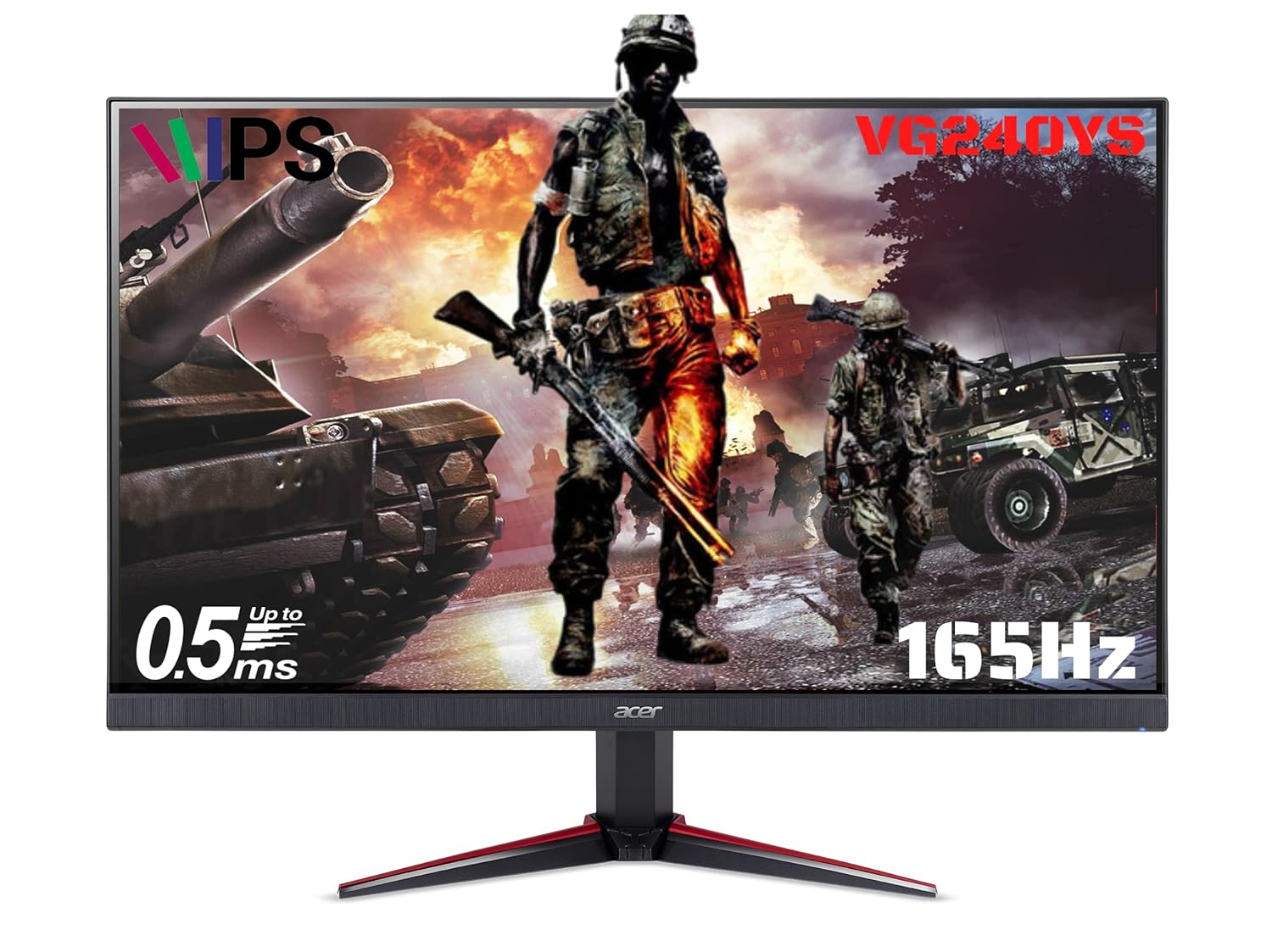 Acer - Acer VG240YS 60.5 cm (23.8 in) FHD Gaming Monitor